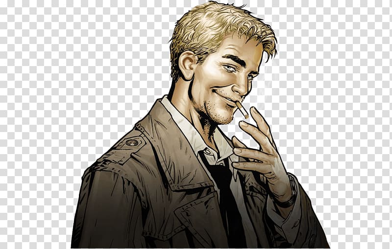 John Constantine Swamp Thing Zatanna Justice League Dark, dc comics transparent background PNG clipart
