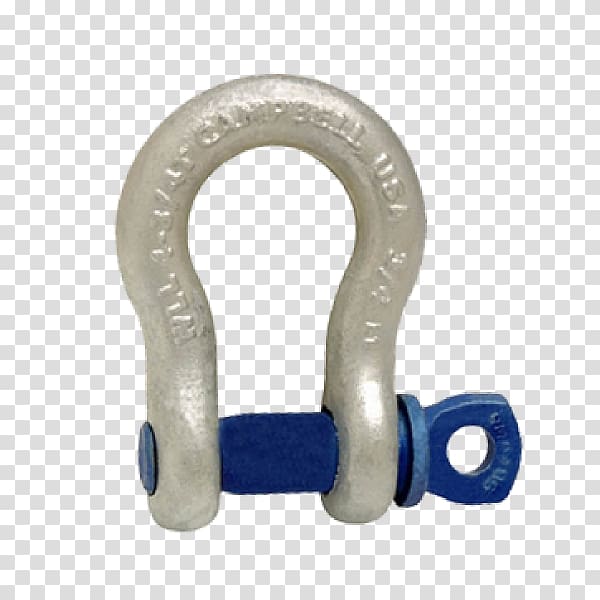 Shackle Forging Galvanization Chain Steel, shackle transparent background PNG clipart