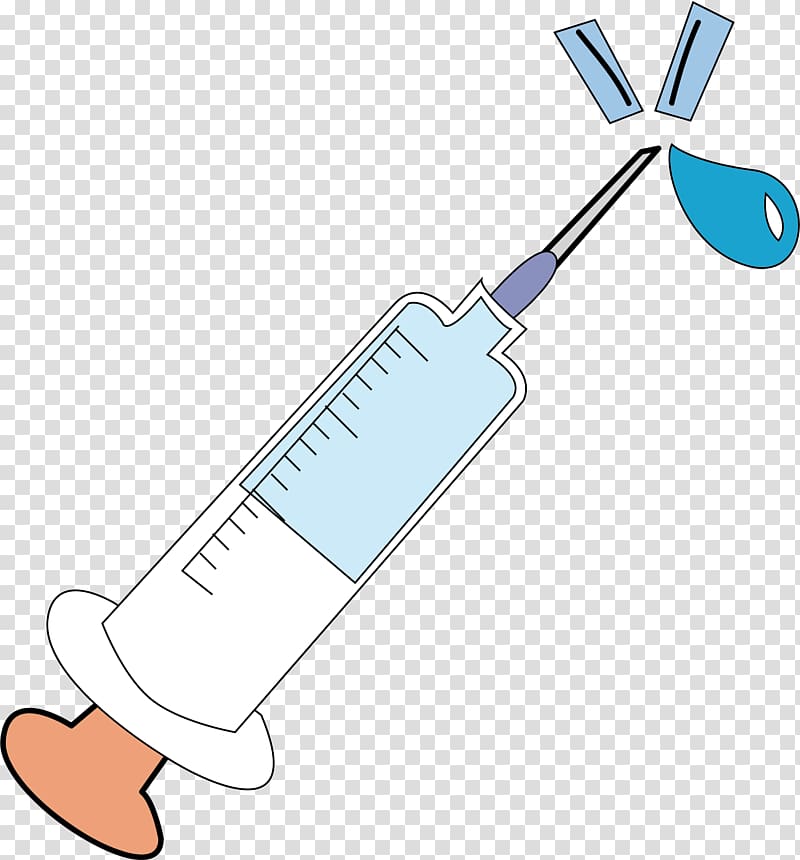 Syringe Injection AIDS Drug, Syringe material transparent background PNG clipart