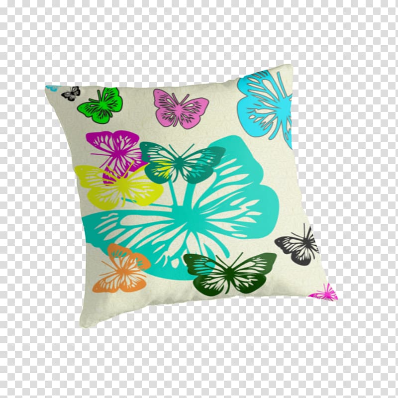 Throw Pillows Cushion Purple, butterfly aestheticism transparent background PNG clipart