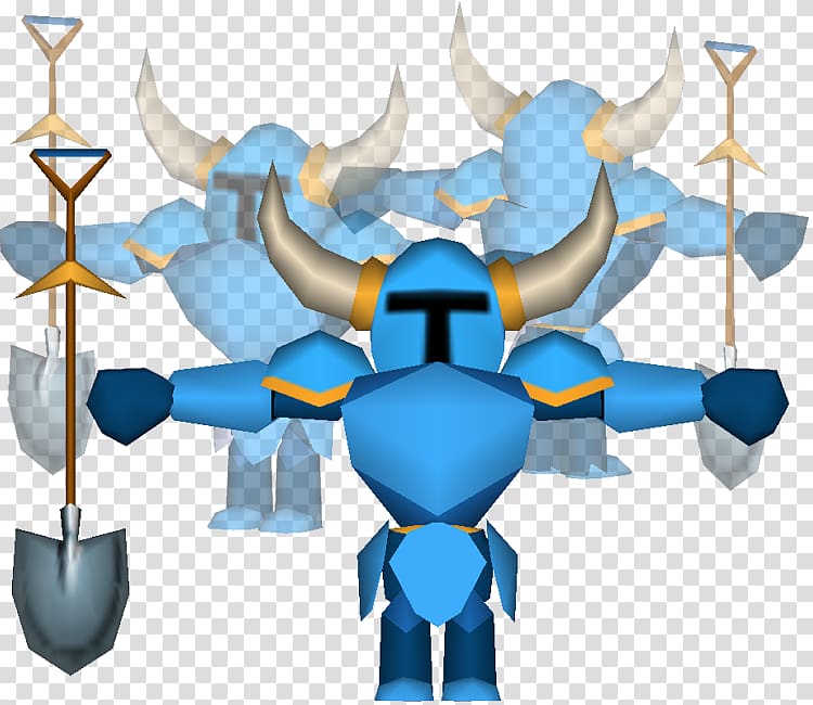 Nintendo 64 Shovel Knight Video Games, low poly knight transparent background PNG clipart