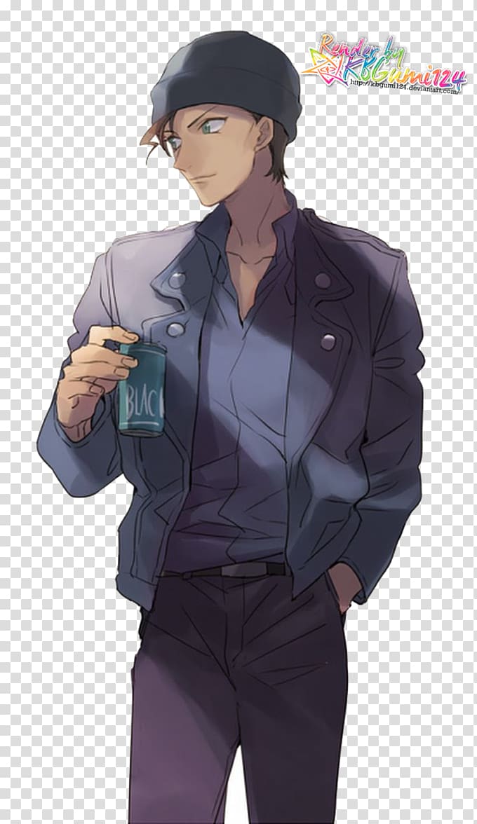 Shuichi Akai Case Closed Subaru Okiya Anime, case closed transparent background PNG clipart