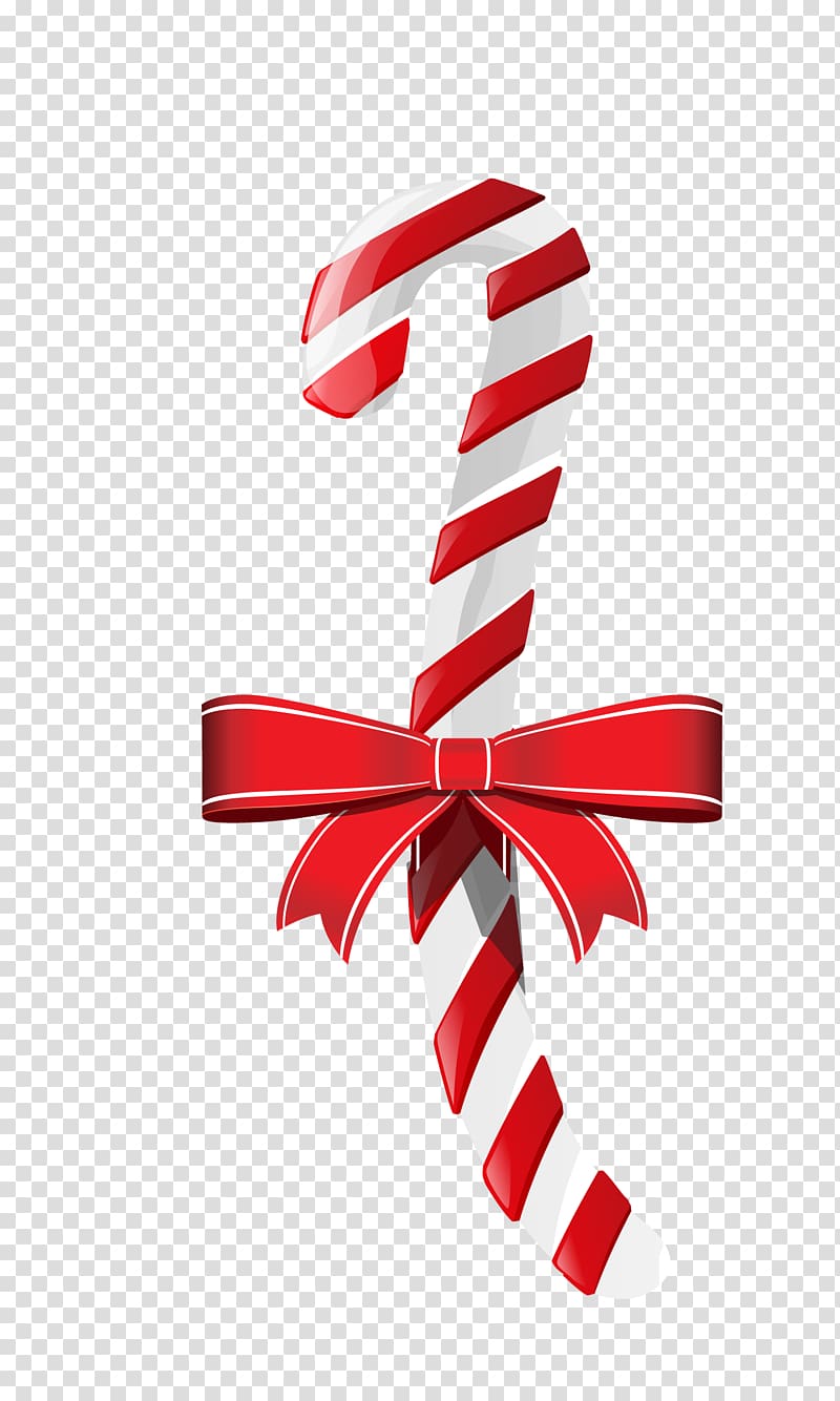 Candy cane Lollipop Santa Claus Candy Christmas Gummi candy, Christmas candy transparent background PNG clipart