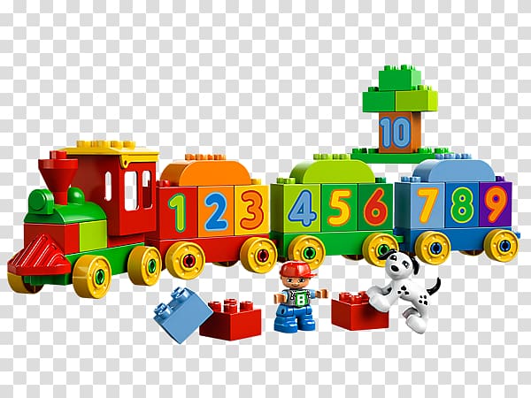 Lego Duplo LEGO 10847 DUPLO Number Train LEGO 10558 DUPLO Number Train Hamleys, toy transparent background PNG clipart