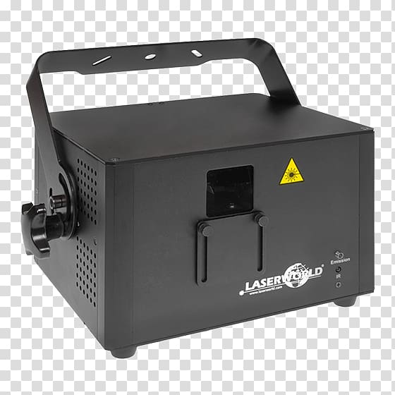 Laser lighting display Secure Digital Laser projector, divergent beam transparent background PNG clipart