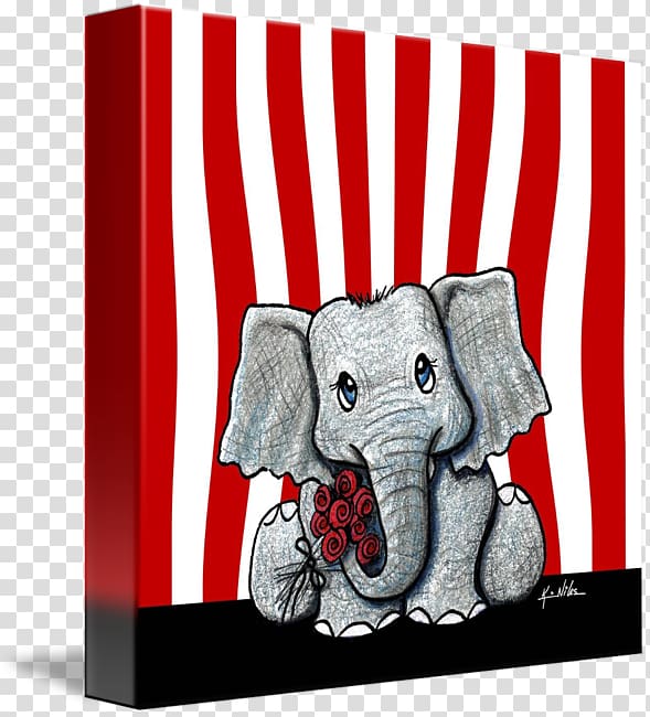 Canvas print Indian elephant Printing Circus, Circus transparent background PNG clipart