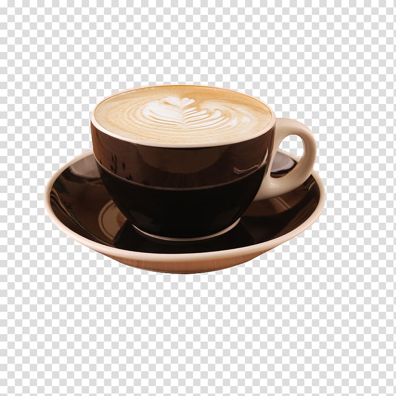 cup filled latte on saucer, Coffee cup Tableware Ceramic Plate, Coffee cup ceramic tableware transparent background PNG clipart
