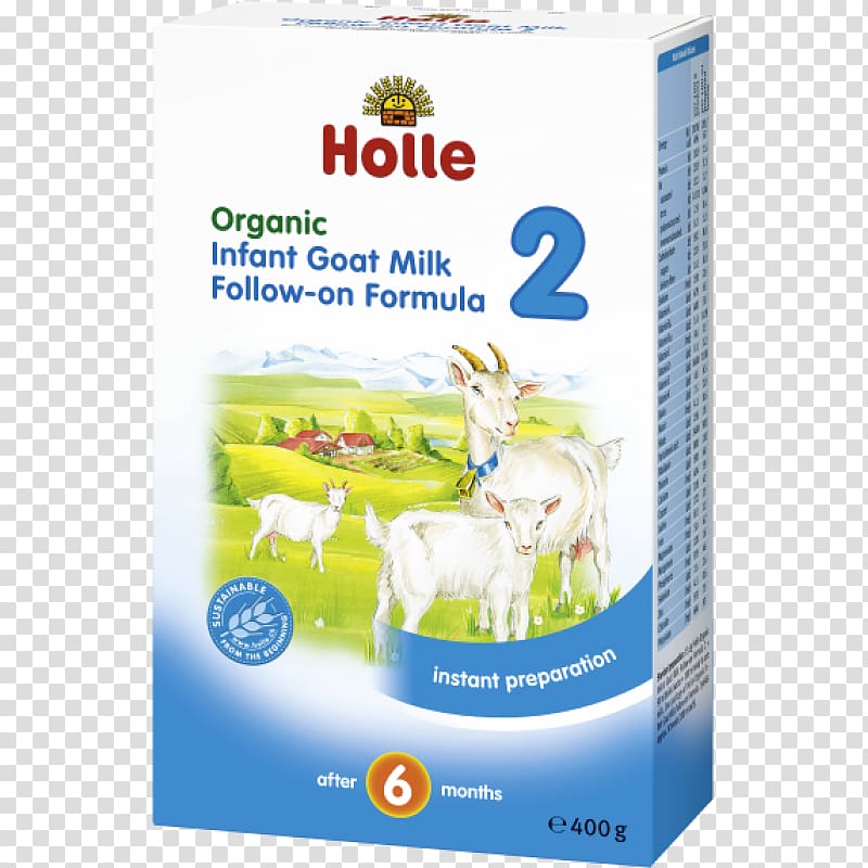 Goat Milk Baby Formula Organic food Holle, goat transparent background PNG clipart