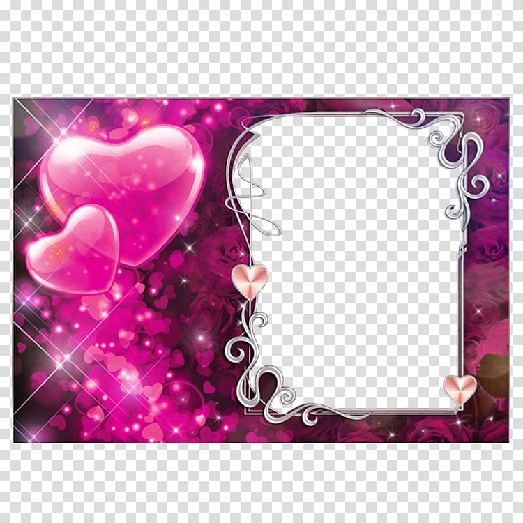 rectangular purple and gray floral frame illustration, frame Friendship Day, Love Frame transparent background PNG clipart