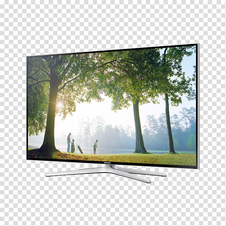 LED-backlit LCD Smart TV Samsung Group High-definition television, mango lassi transparent background PNG clipart