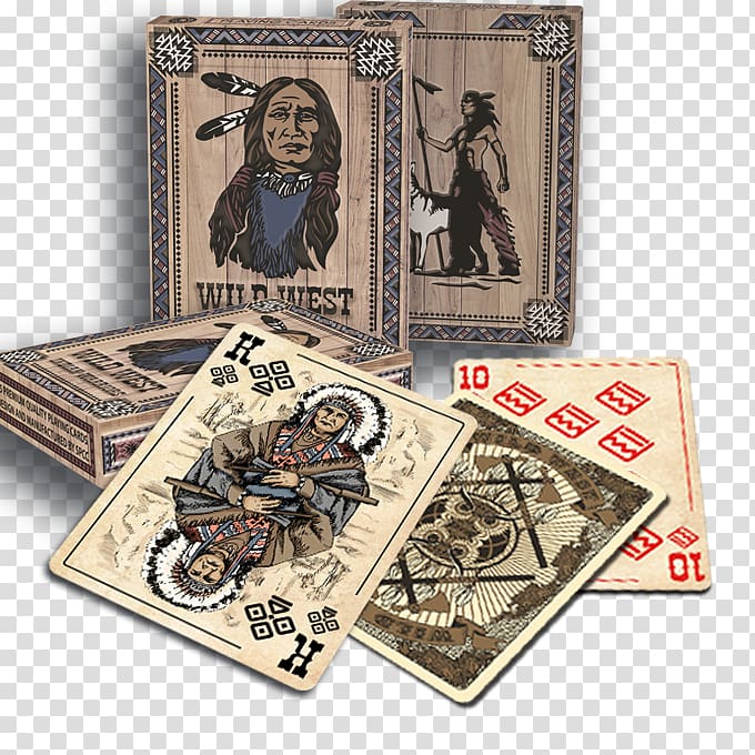 Playing card Game Homo sapiens Back to Wild West Mississippi, indian warrior transparent background PNG clipart