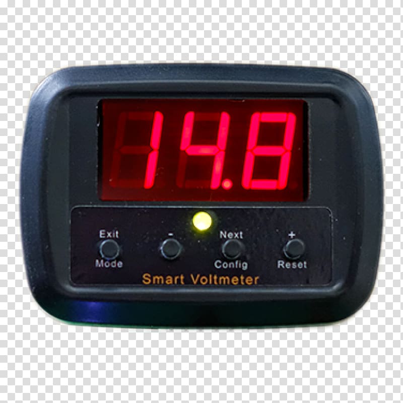Voltmeter Display device Sound pressure Multimeter Gauge, Voltmeter transparent background PNG clipart