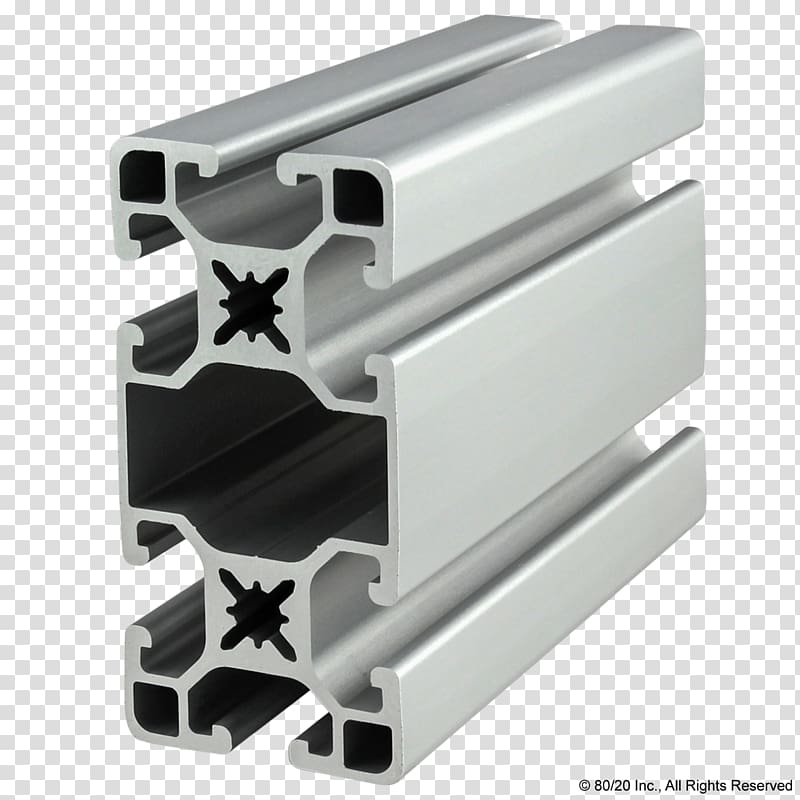 80/20 T-slot nut Extrusion Framing Aluminium, angle metric weights transparent background PNG clipart