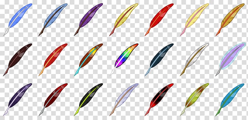 Feather Line Material, feather transparent background PNG clipart