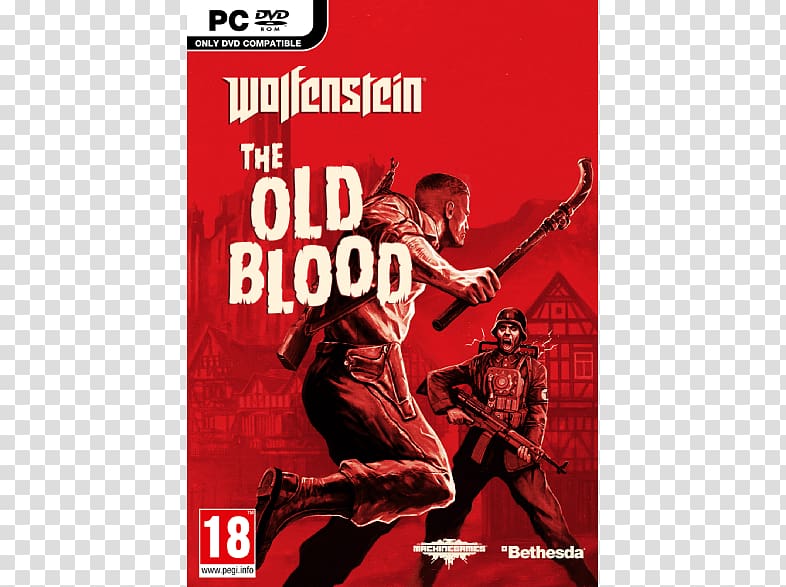 Wolfenstein: The Old Blood Wolfenstein II: The New Colossus Bethesda Softworks Video game First-person shooter, Wolfenstein The Old Blood transparent background PNG clipart