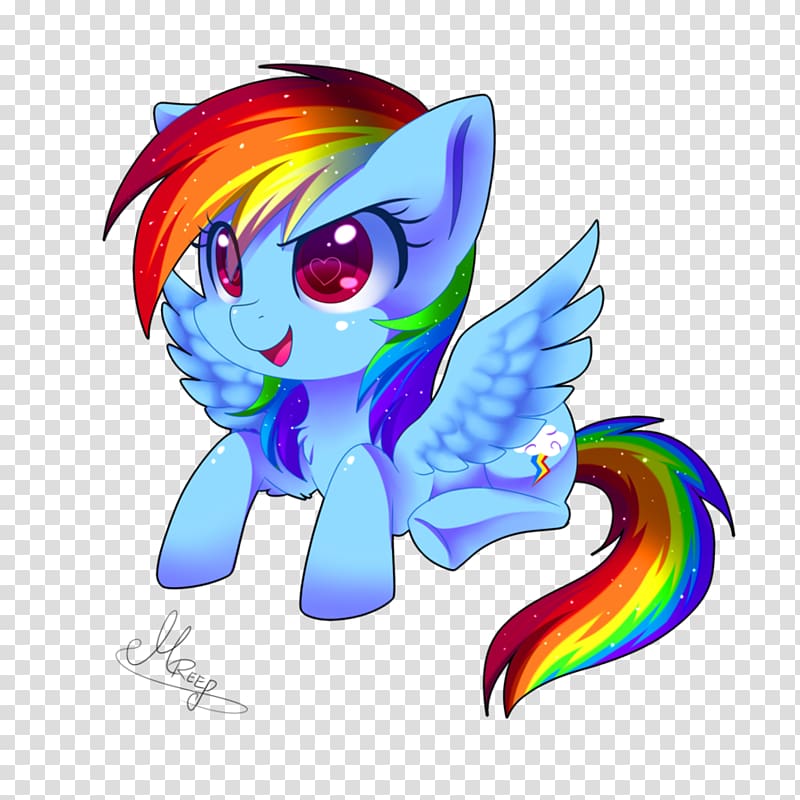 Rainbow Dash My Little Pony Art Chibi, rainbow transparent background PNG clipart