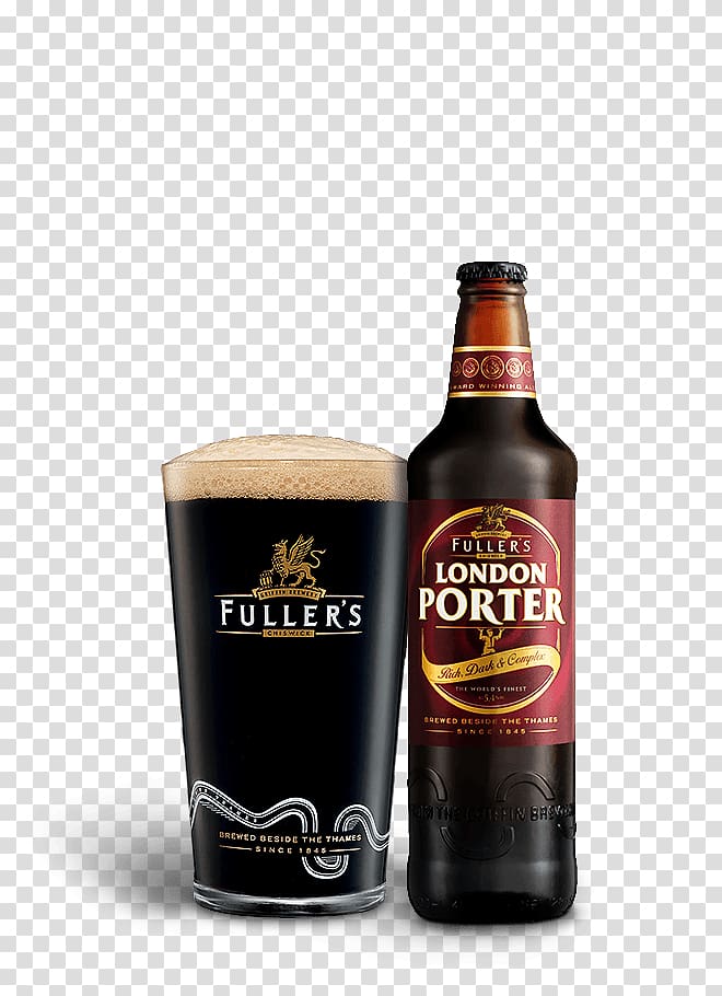 Porter Fuller's Brewery Beer Ale Stout, beer transparent background PNG clipart