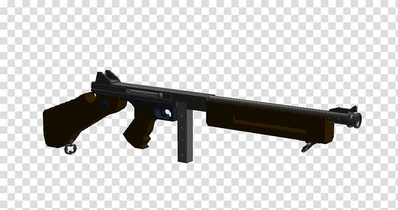 Assault rifle Thompson submachine gun Trigger Firearm, submachine gun transparent background PNG clipart