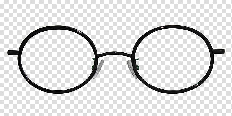 eyeglasses with black frames illustration, Sunglasses Goggles Eyewear Harry Potter, glasses transparent background PNG clipart