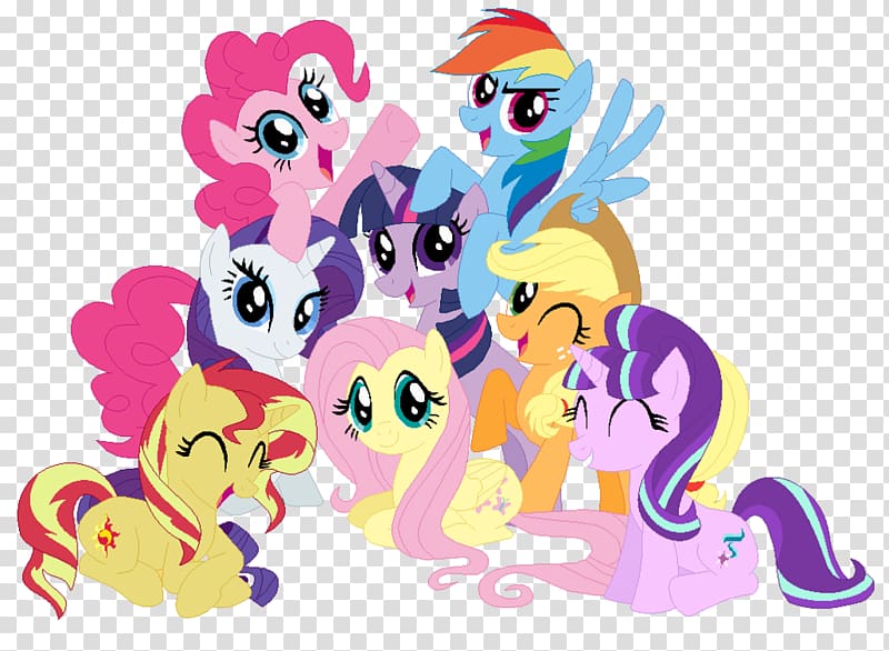 Rarity Rainbow Dash Twilight Sparkle Pony Applejack, My little pony transparent background PNG clipart
