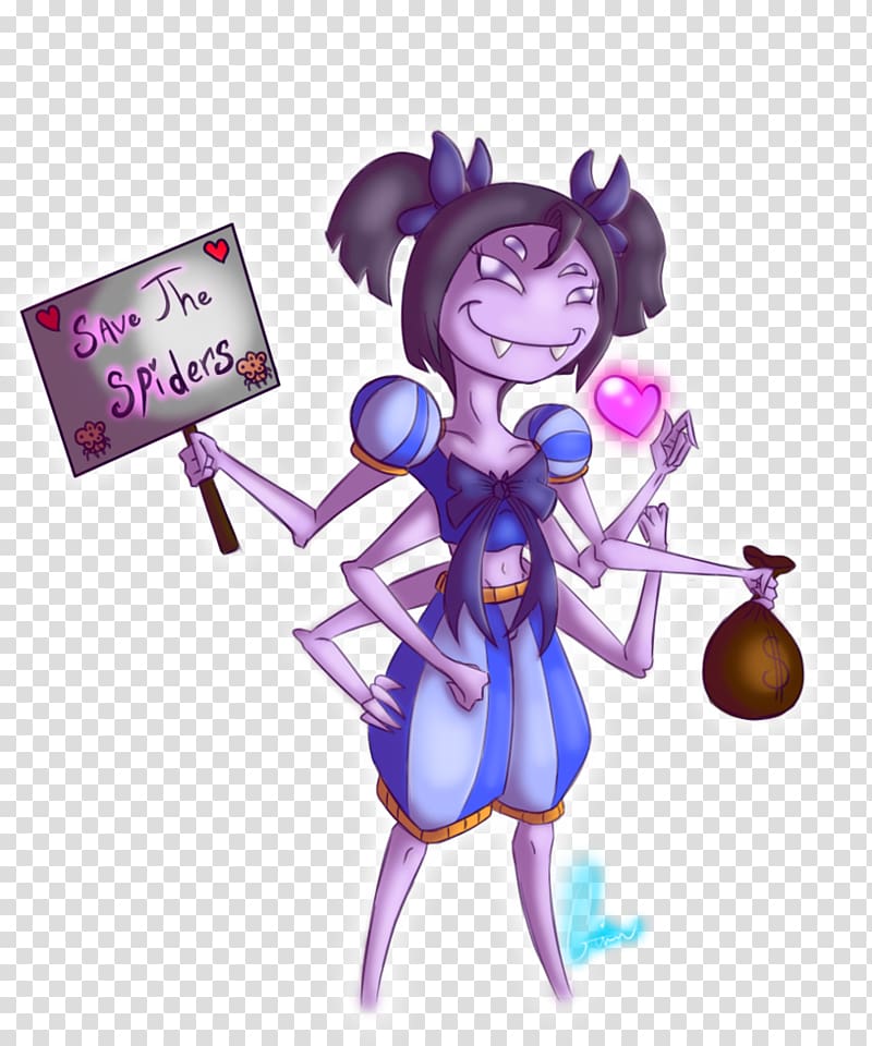 Undertale Song Little Miss Muffet Spider Girl, cute Spider transparent background PNG clipart