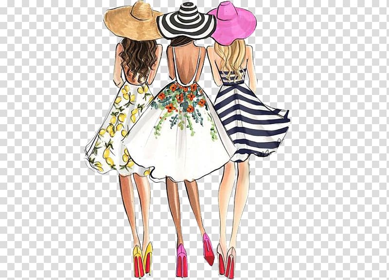 Fashion illustration Drawing Illustrator, fashion sketching transparent background PNG clipart