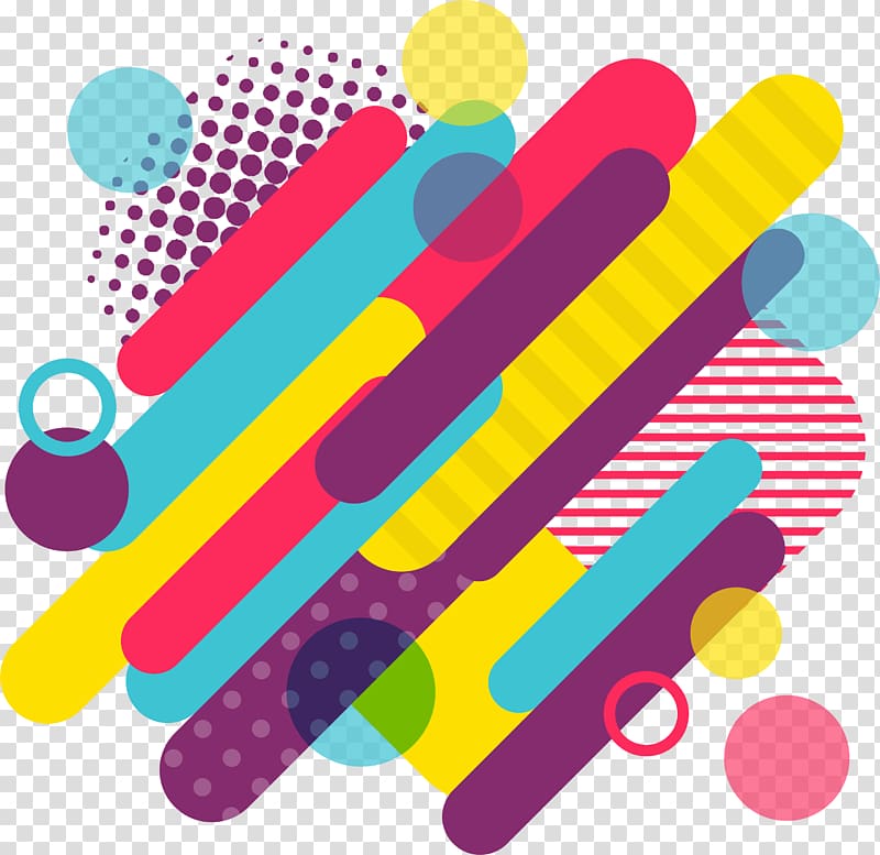 multicolored illustration, Euclidean Color, Creative painting transparent background PNG clipart