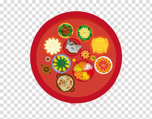 Table Reunion dinner, Festive dinner table transparent background PNG clipart