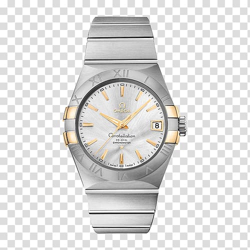 Omega Speedmaster Automatic watch Omega SA Coaxial escapement, Omega Constellation Double Eagle Watch Observatory transparent background PNG clipart