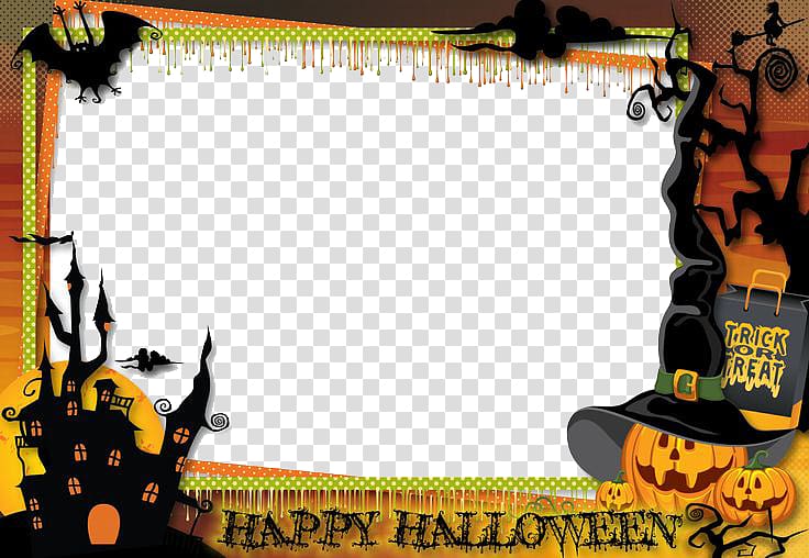Halloween , Halloween Border transparent background PNG clipart