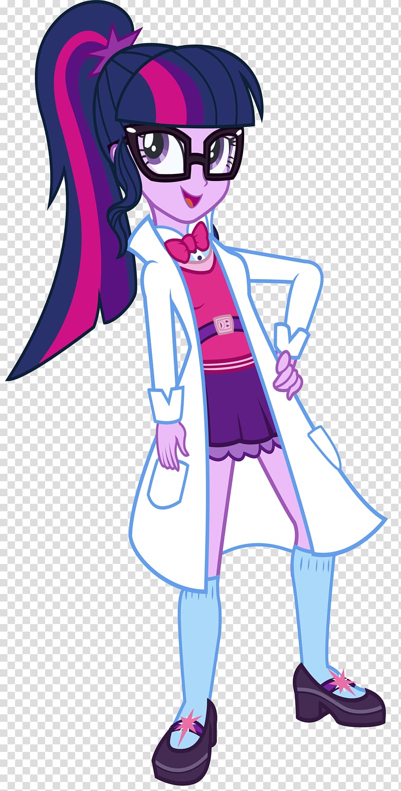 Twilight Sparkle Sunset Shimmer Lab Coats My Little Pony: Equestria Girls, Girl on beach transparent background PNG clipart