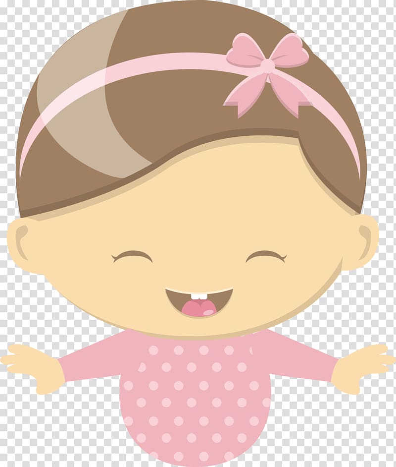 girl illustration, Euclidean Illustration, Happy baby girl transparent background PNG clipart