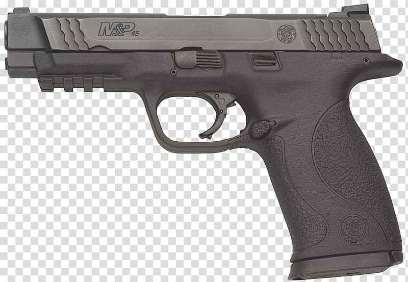 Smith & Wesson M&P .45 ACP Semi-automatic pistol, Handgun transparent background PNG clipart
