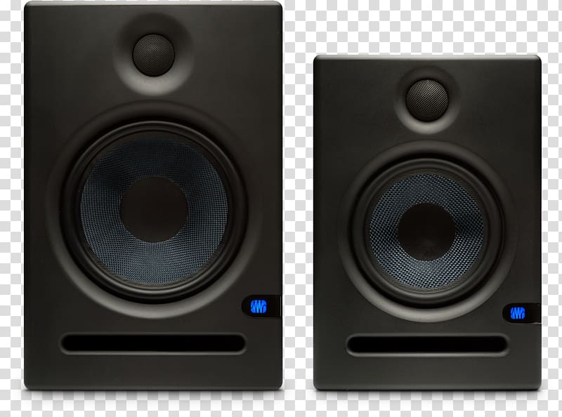 Studio monitor PreSonus Loudspeaker Recording studio Professional audio, studio monitors transparent background PNG clipart