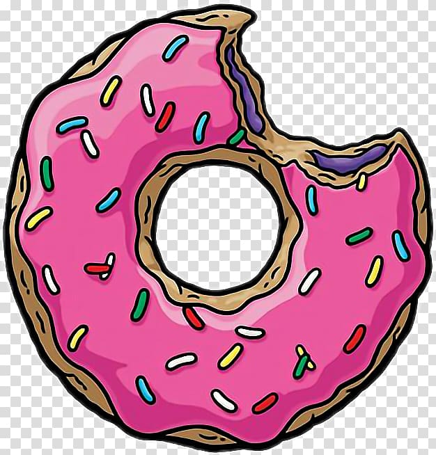 of donut, The Simpsons: Tapped Out Homer Simpson Donuts Coffee and doughnuts Bakery, Homero transparent background PNG clipart