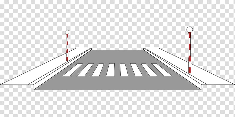 Pedestrian crossing Zebra crossing Road, Pedestrian Countdown Sign transparent background PNG clipart