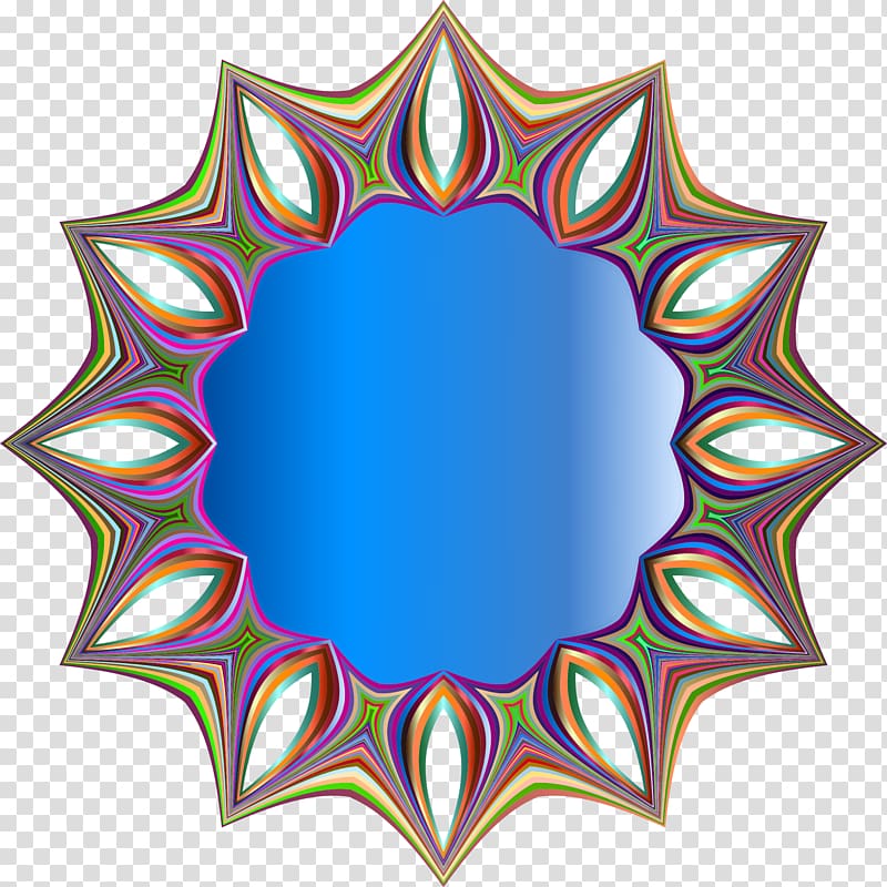 Mandala Coloring book Geometric shape , fashion geometry single page transparent background PNG clipart