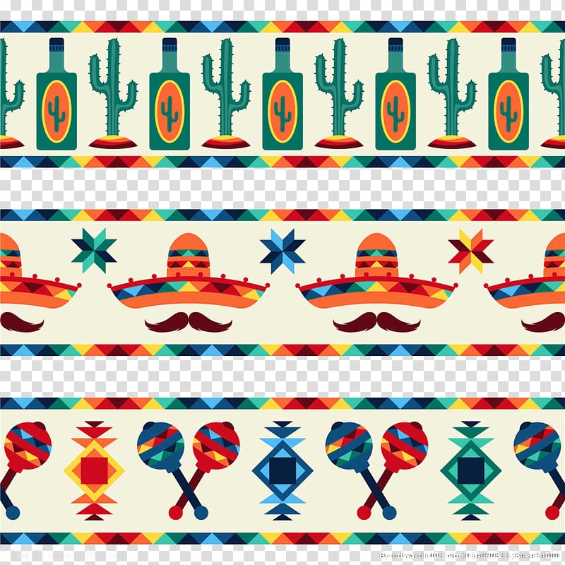 mexican pattern transparent background PNG clipart