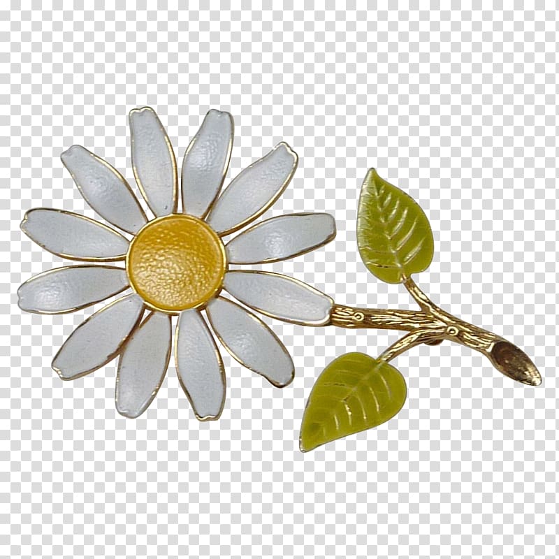 Earring Jewellery Lapel pin Brooch, daisy transparent background PNG clipart
