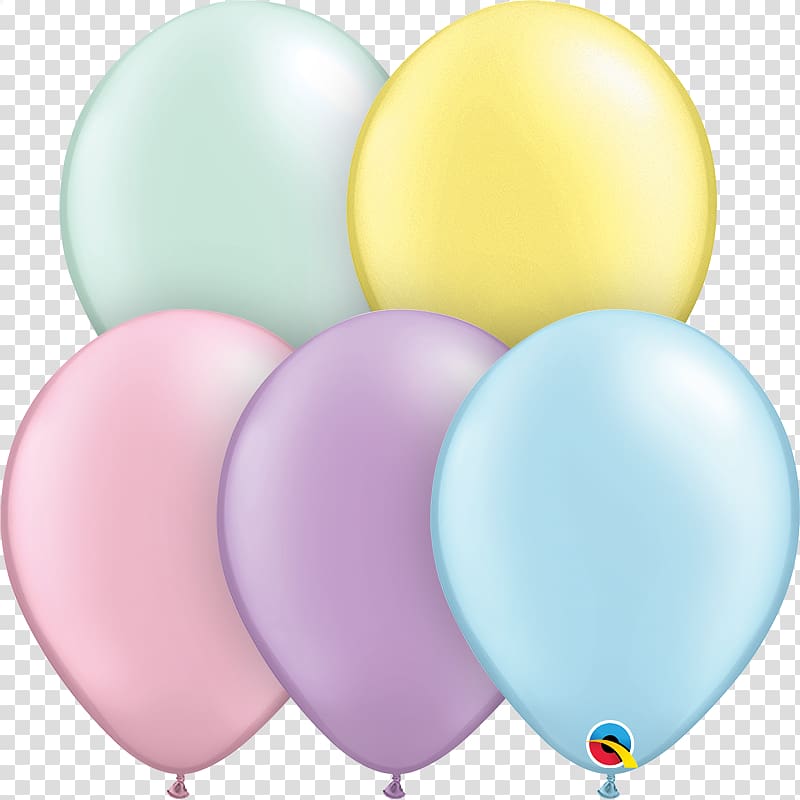 Balloon Pearl Blue Helium Latex, pearl balloons transparent background PNG clipart