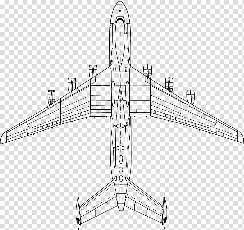 Airplane Antonov An-225 Mriya Aircraft , airplane transparent background PNG clipart