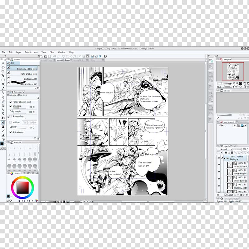 Clip Studio Paint Manga Computer Software Comics Smith Micro Software, Art Studio transparent background PNG clipart