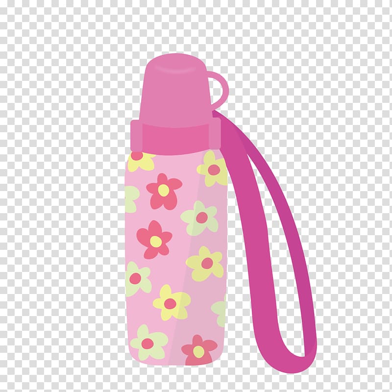 Water Bottles Pink M, design transparent background PNG clipart