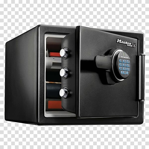 Master Lock Safe Electronic lock Combination lock, safe transparent background PNG clipart
