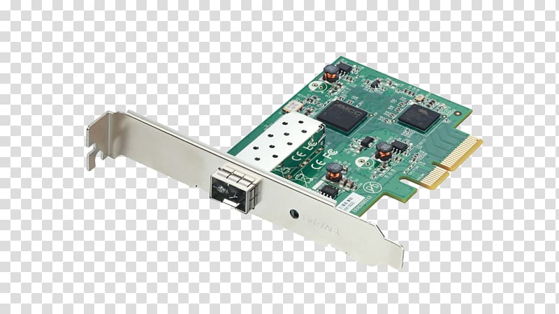 PCI Express 10 Gigabit Ethernet Network Cards & Adapters Small form-factor pluggable transceiver, ip card transparent background PNG clipart