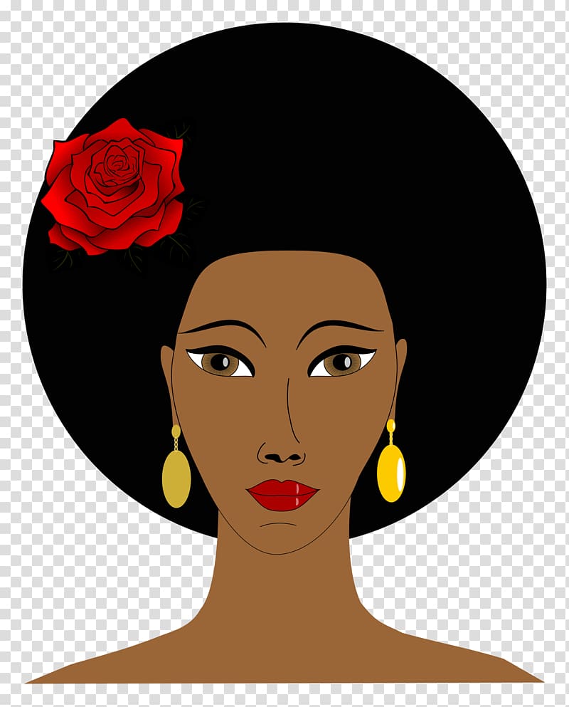 Africa Cartoon, black girl transparent background PNG clipart