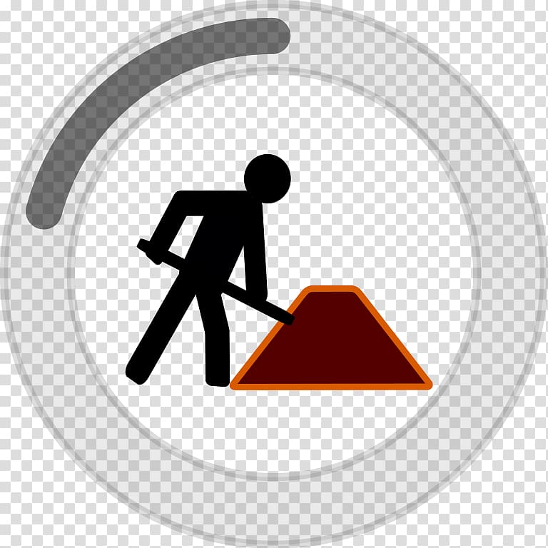 under construction icon Architectural engineering Information Computer Icons, working transparent background PNG clipart