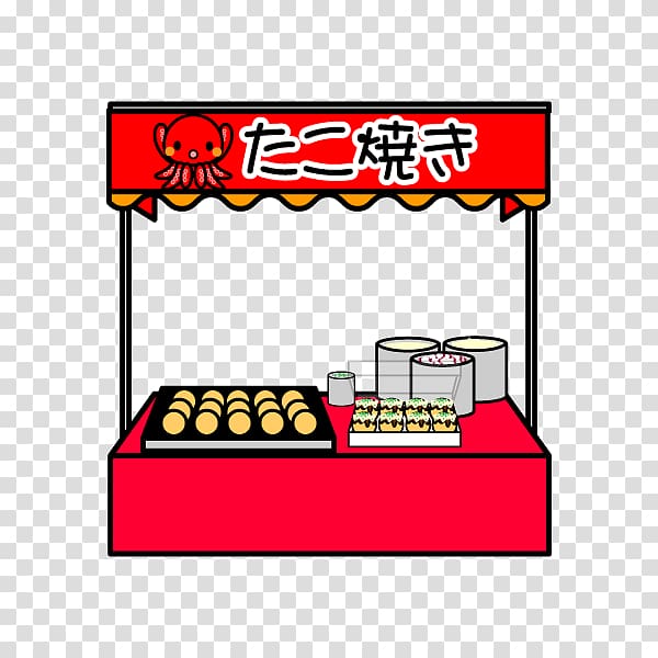 Takoyaki Kakigōri Fried noodles Market stall 夏祭り, fireworks transparent background PNG clipart
