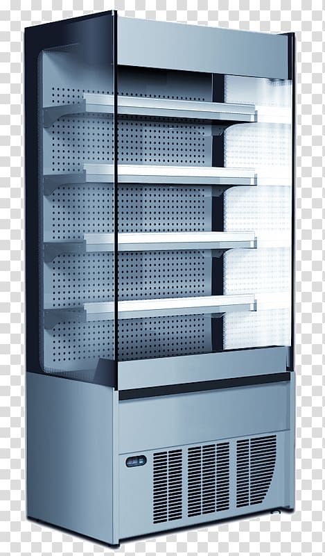 Refrigerator Display case Display window Refrigeration Casselin Koelvitrine wit, refrigerator transparent background PNG clipart