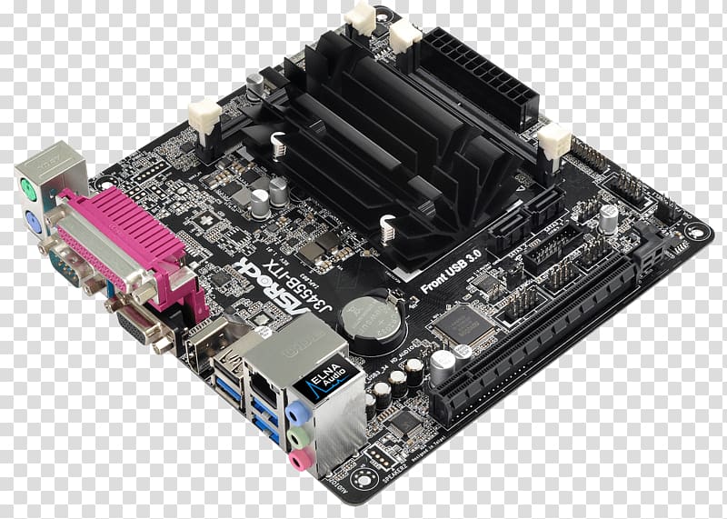 Intel Mini-ITX Motherboard ASRock Central processing unit, processor transparent background PNG clipart